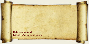 Isidora Susanić vizit kartica